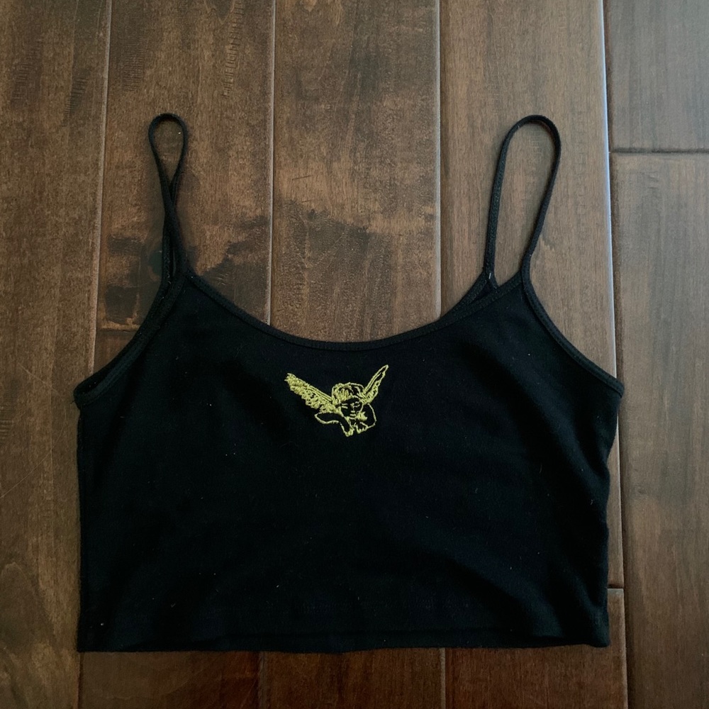 Brandy melville black angel tank